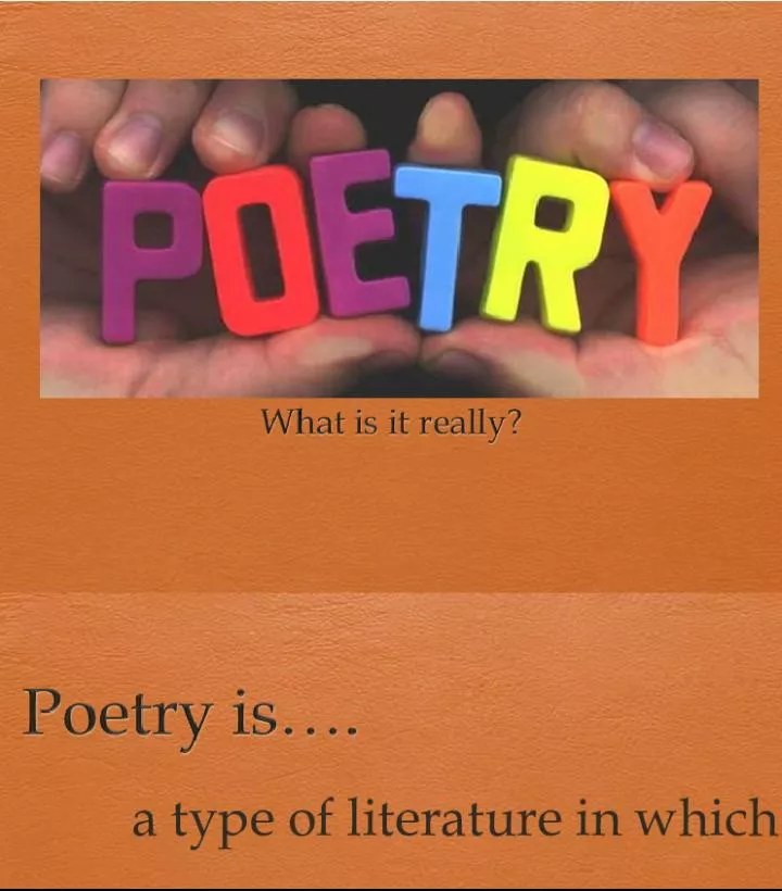 Types of Poetry and Examples