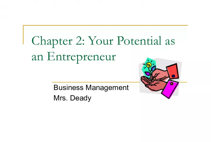 Your Potential as an Entrepreneur: Exploring the Rewards and Risks of Starting Your Own Business