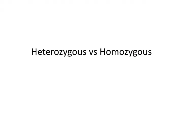 Understanding the Difference Between Heterozygous and Homozygous Alleles