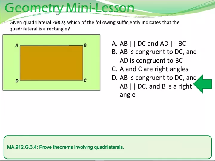 Proving Theorems Involving Rectangles
