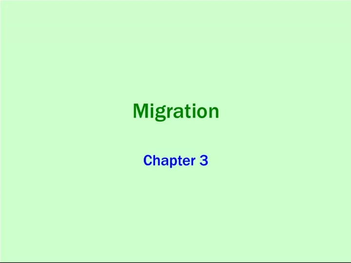 Understanding Migration: Reasons, Results, and Types