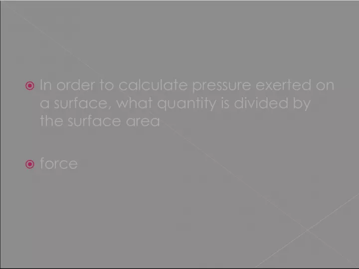 Understanding Pressure and its Calculation