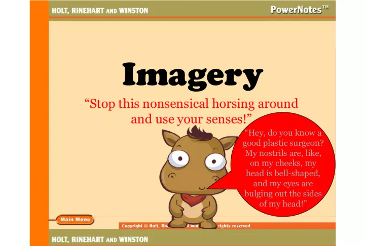 Using Imagery to Enhance Your Writing