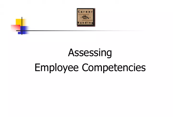Assessing Employee Competencies 2: Understanding Competencies