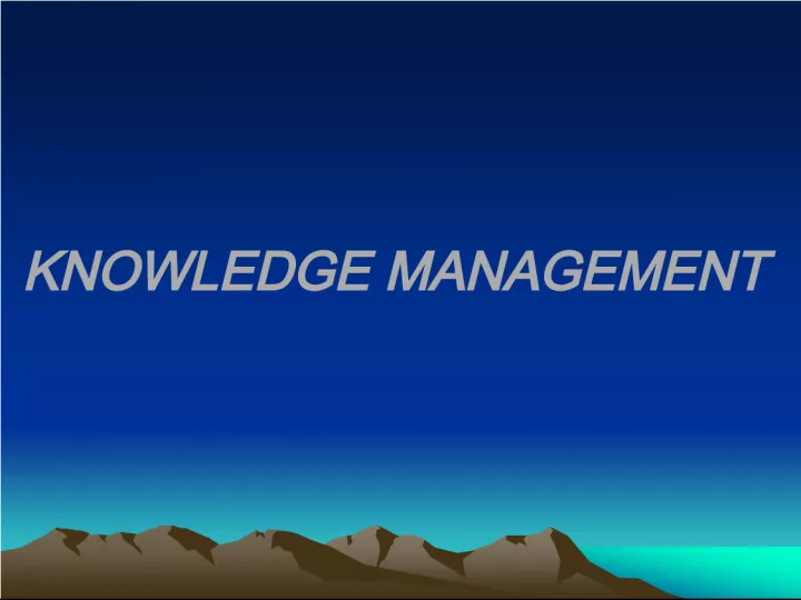 The Importance of Knowledge Management in Innovation