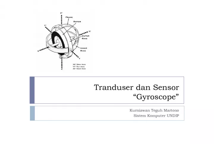 Transducer and Gyroscope Sensor