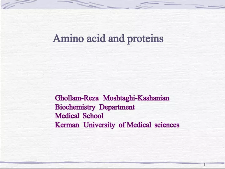 Amino Acids and Proteins: The Building Blocks of Life