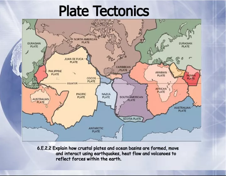 Plate Tectonics: Formation, Movement, and Interaction of Crustal Plates and Ocean Basins