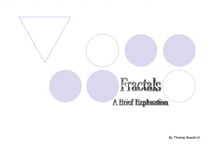 Definition of Fractals