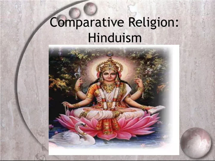 Hinduism: World's Third Largest Religion