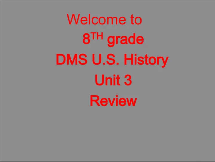 US History Unit 3 Review: Revolutionary Era