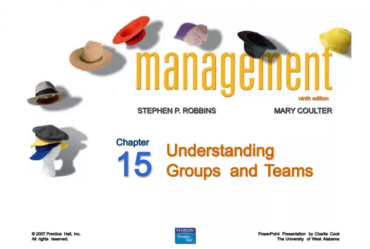 Understanding Groups and Teams, Chapter 15
