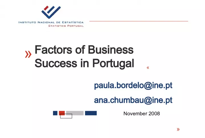 Factors of Business Success in Portugal: Insights from FOBS Survey