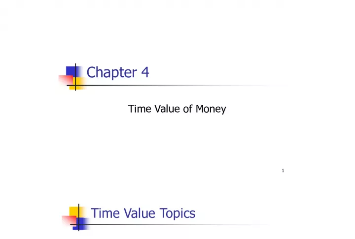 Understanding Time Value of Money and Weighted Average Cost of Capital for Valuation Analysis
