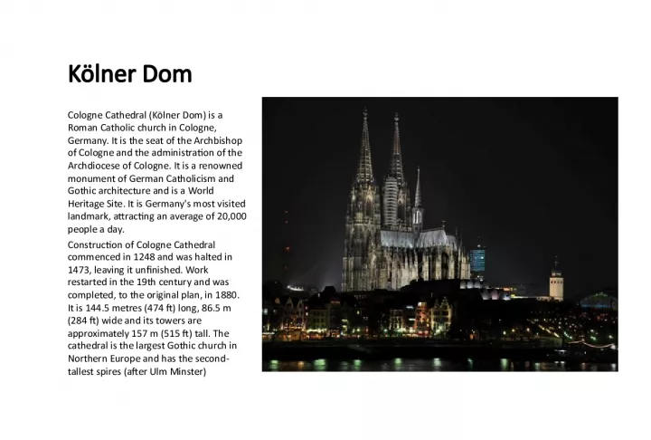 Klner Dom - The Grand Cathedral in Cologne, Germany