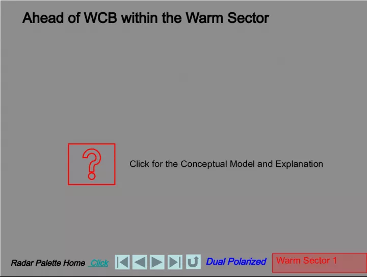 Radar Palette Home: Dual Polarized Warm Sector Analysis

1.  Dual Polarized Warm Sector within Warm Conveyor Belt (WCB)