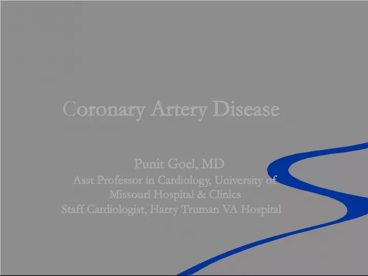Coronary Artery Disease: Epidemiology, Risk Factors, and Prevention