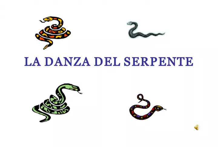 La danza del serpente: Questa è la storia del serpente che viene guidato dal monte Perrit.