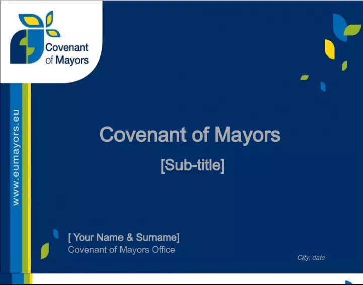 The Covenant of Mayors: A Commitment to Climate Action