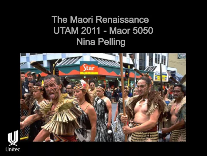 The Maori Renaissance and its Impact on Indigenous Rights