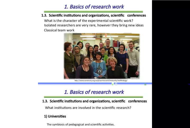 Basics of Scientific Research
