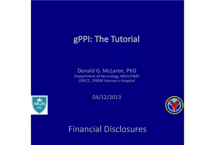 gPPI: Tutorial on first and second level analysis using MATLAB and SPM8