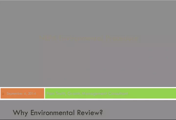 Understanding the Importance of NEPA Environmental Procedure