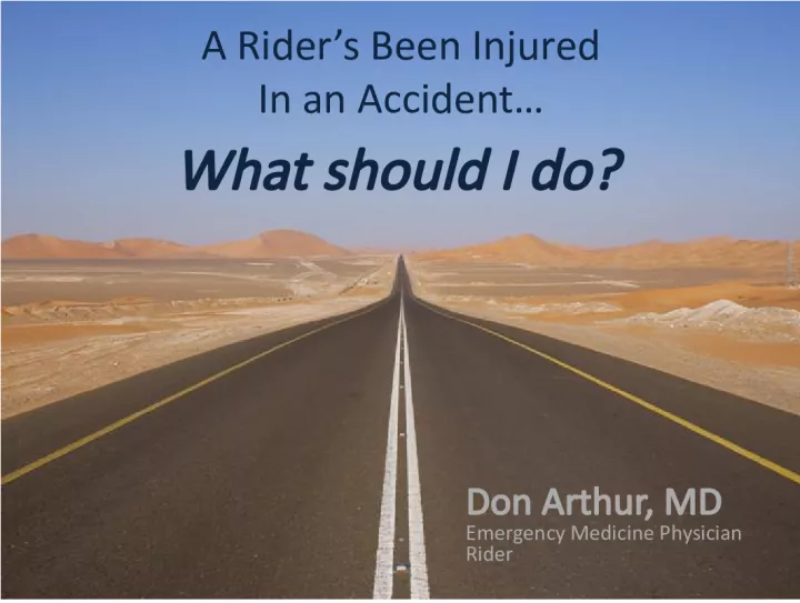 Emergency Assistance for Injured Riders: What You Need to Know