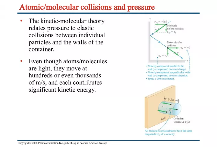 Kinetic Molecular Theory and Ideal Gases