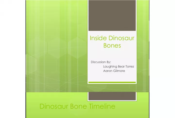 Inside Dinosaur Bones: A Discussion with Laughing Bear Torrez and Aaron Gilmore