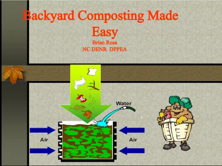 Backyard Composting Made Easy: Tips and Techniques