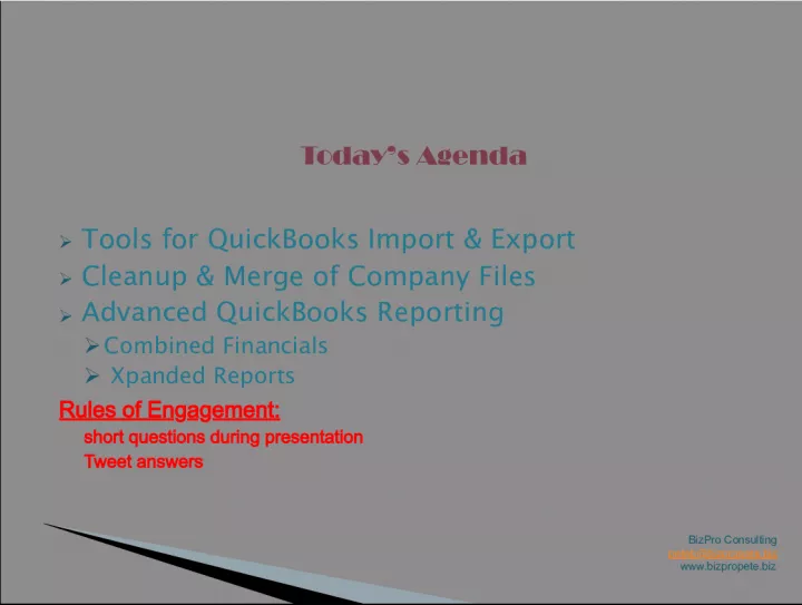 Streamline Your QuickBooks Workflow with Tools from BizPro Consulting