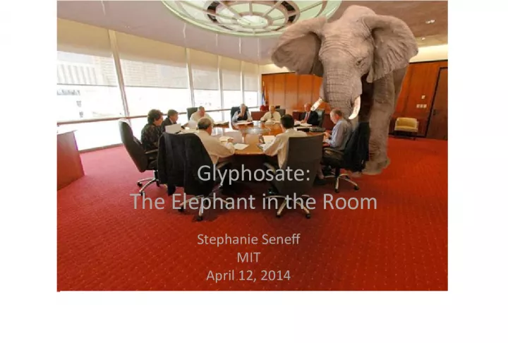 Glyphosate and its Impact on Human Health and the Environment