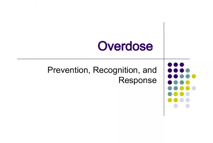 Overdose Prevention and Response Training: What You Need to Know