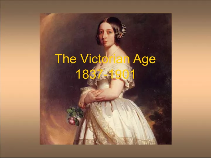 The Victorian Age: Social Conflicts, Reforms, and Values